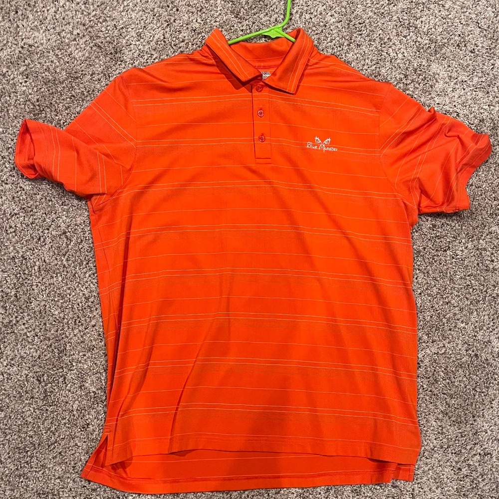 Under Armour Organge 2XL Polo